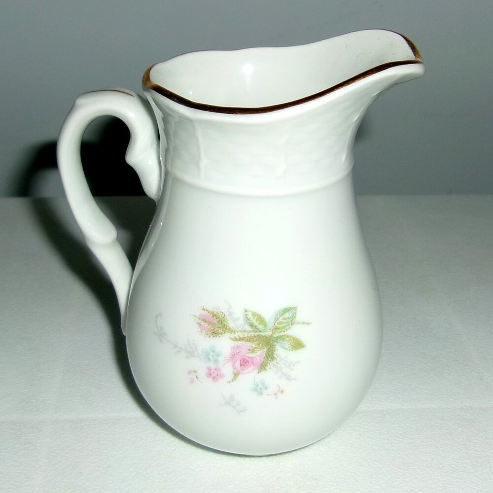 Vintage Creamer TK Thun with Gold Trim Czechoslovakia